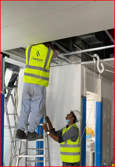 Network cabling and ELV installation